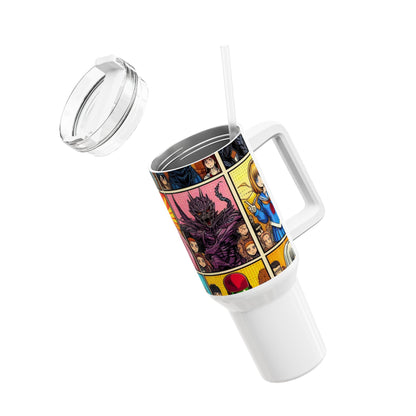 Tumbler - Stanley Tumbler | Comics and Anime Themed Tumbler for Geeks | Colorful Geek Drinkware - premium material. limited stock. Order yours now and stand out with this exclusive piece!