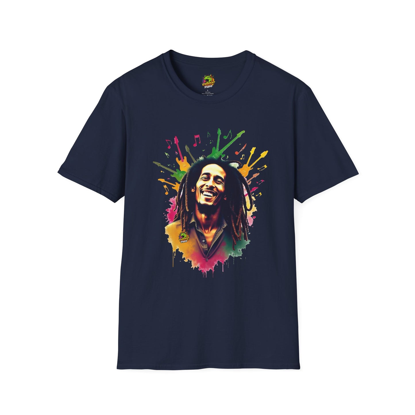 Energy - Bob Marley T-Shirt - Vibrant Rasta Energy - custom-made. limited stock. Order yours now and stand out with this exclusive piece!