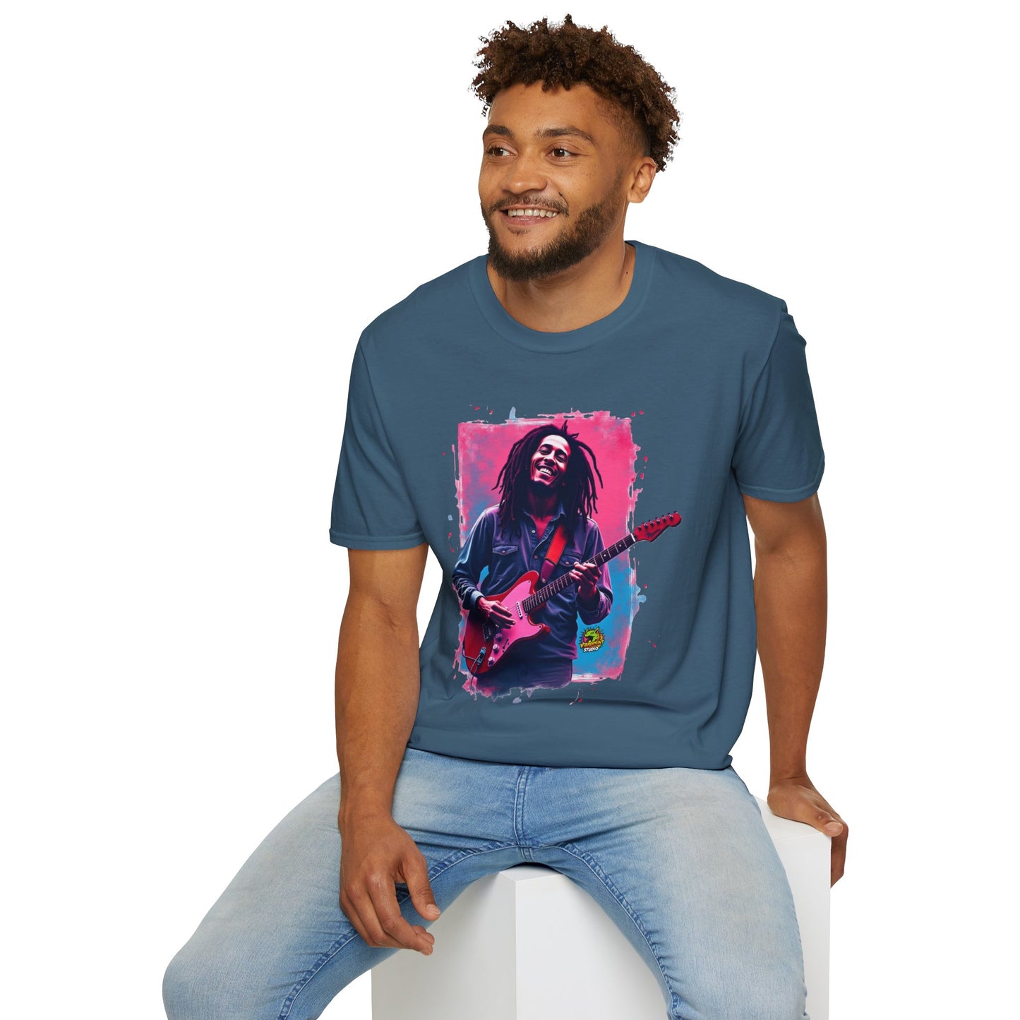 Bob Marley T-Shirt - One Love Harmony - VibroPrint Studio