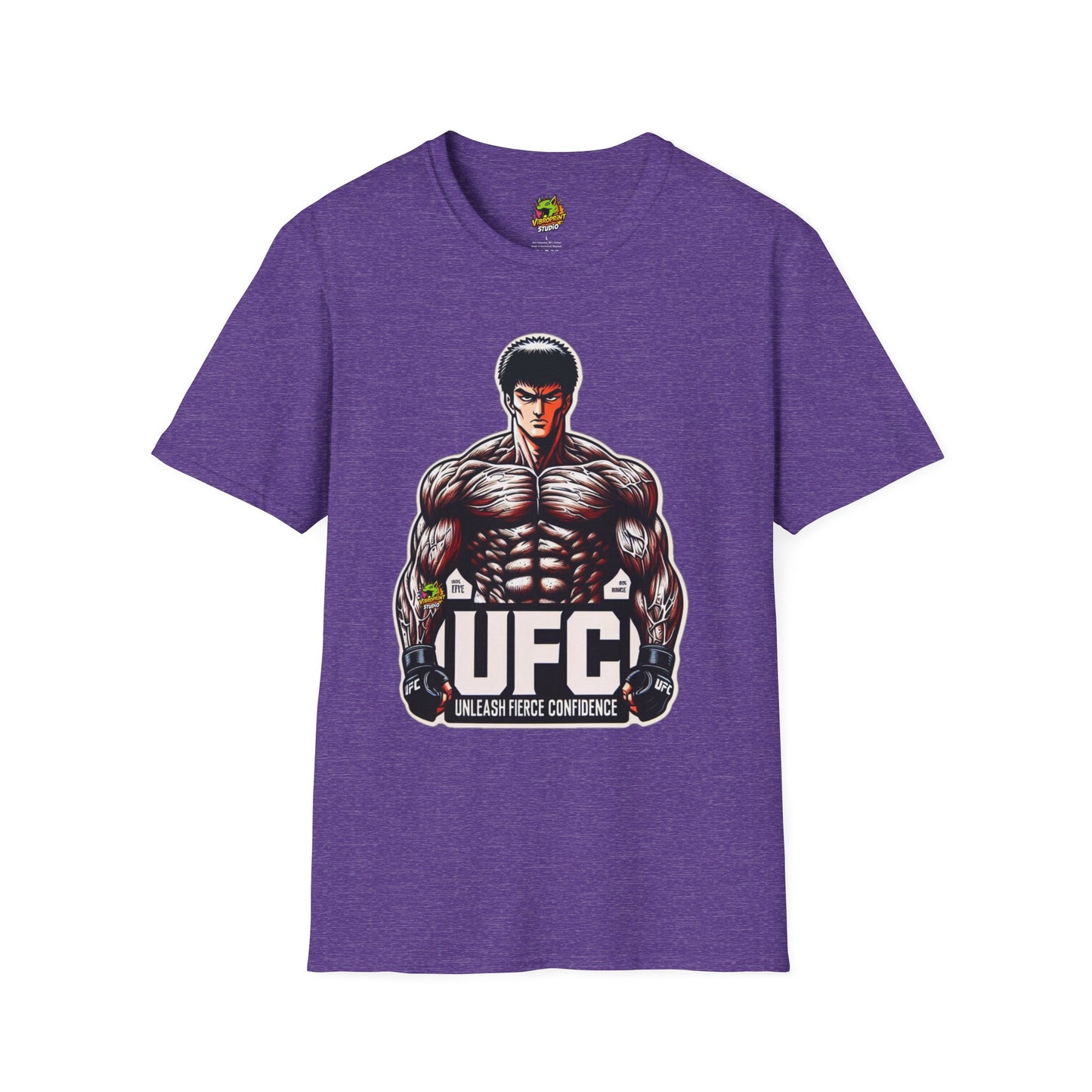 UFC - UFC T Shirt | Unleash Fierce Confidence | UFC Tee with Baki Anime Inspiration for Athletes - custom-made. limited stock. Order yours now and stand out with this exclusive piece!