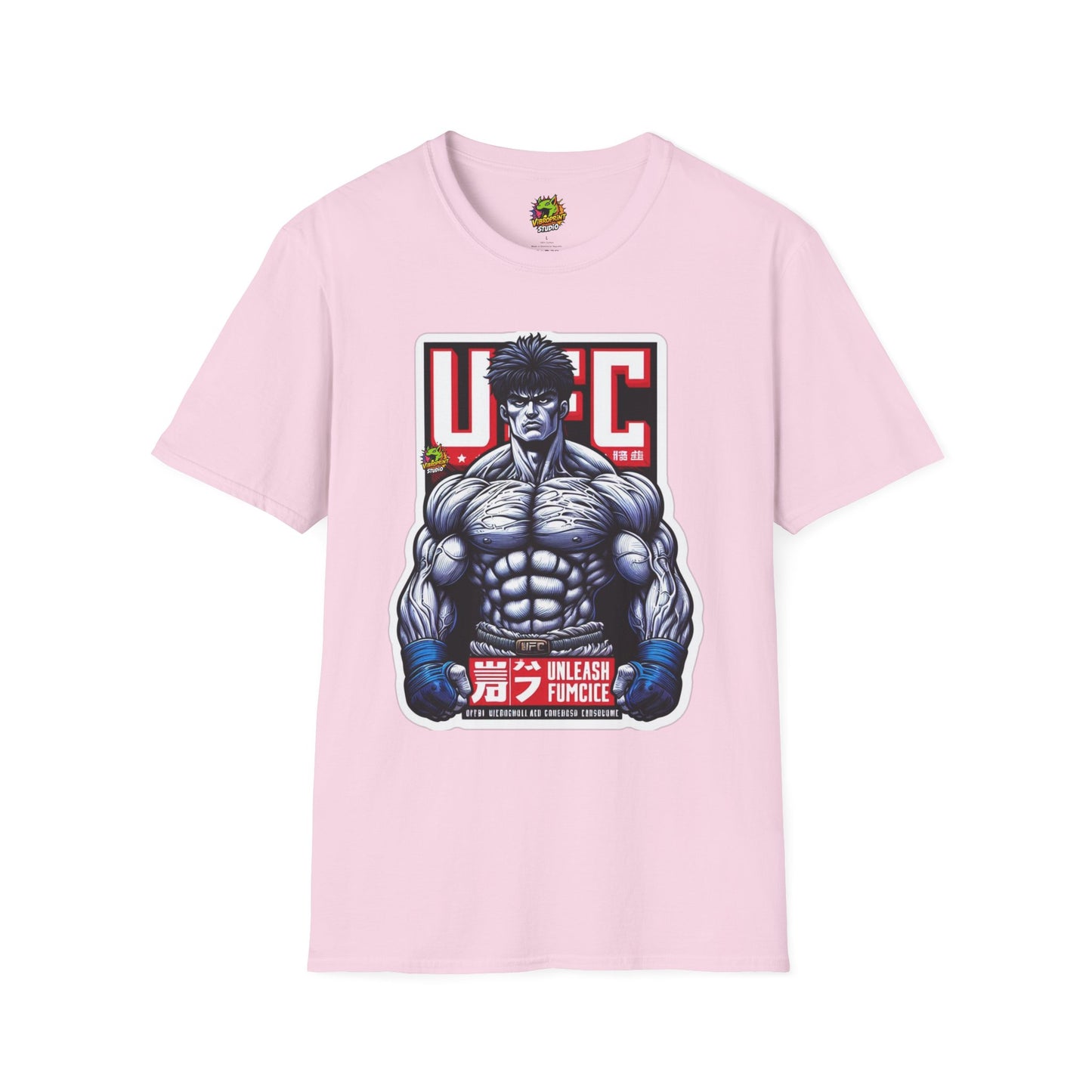 Fierce - UFC T Shirt | Unleash Fierce Confidence | Motivational UFC Tee with Baki Anime Strength - custom-made. perfect gift idea. Order yours now and stand out with this exclusive piece!