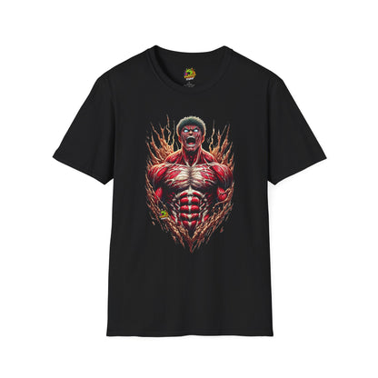 UFC T Shirt | Unleash Fierce Confidence | UFC Tee with Baki Anime Power for Athletes - High Quality Image