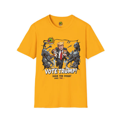 They're Eating the Dogs Shirt | Trump Election Meme T-Shirt | Funny Election Graphic Tee - High Quality Image