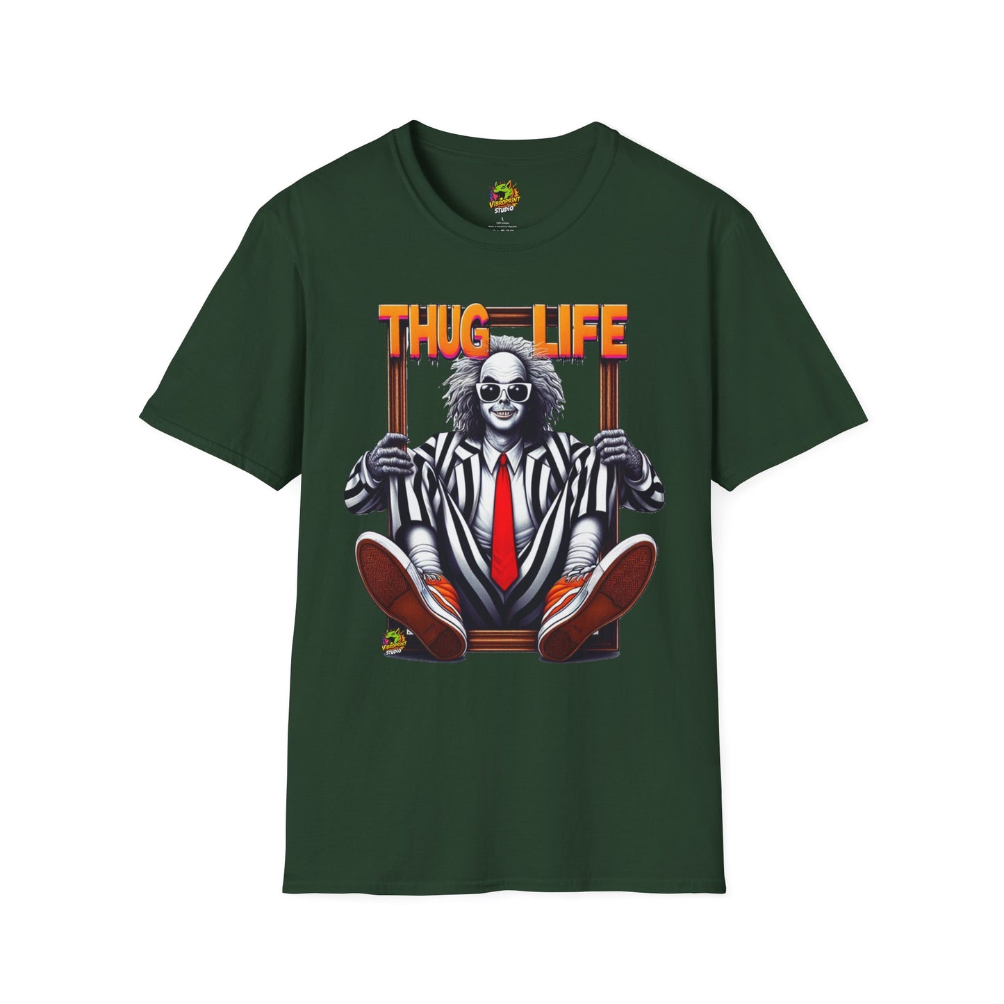 Inspired - Beetlejuice Shirt | Thug Life Inspired T-Shirt | Classic Halloween Beetlejuice Tee - premium material. perfect gift idea. Order yours now and stand out with this exclusive piece!