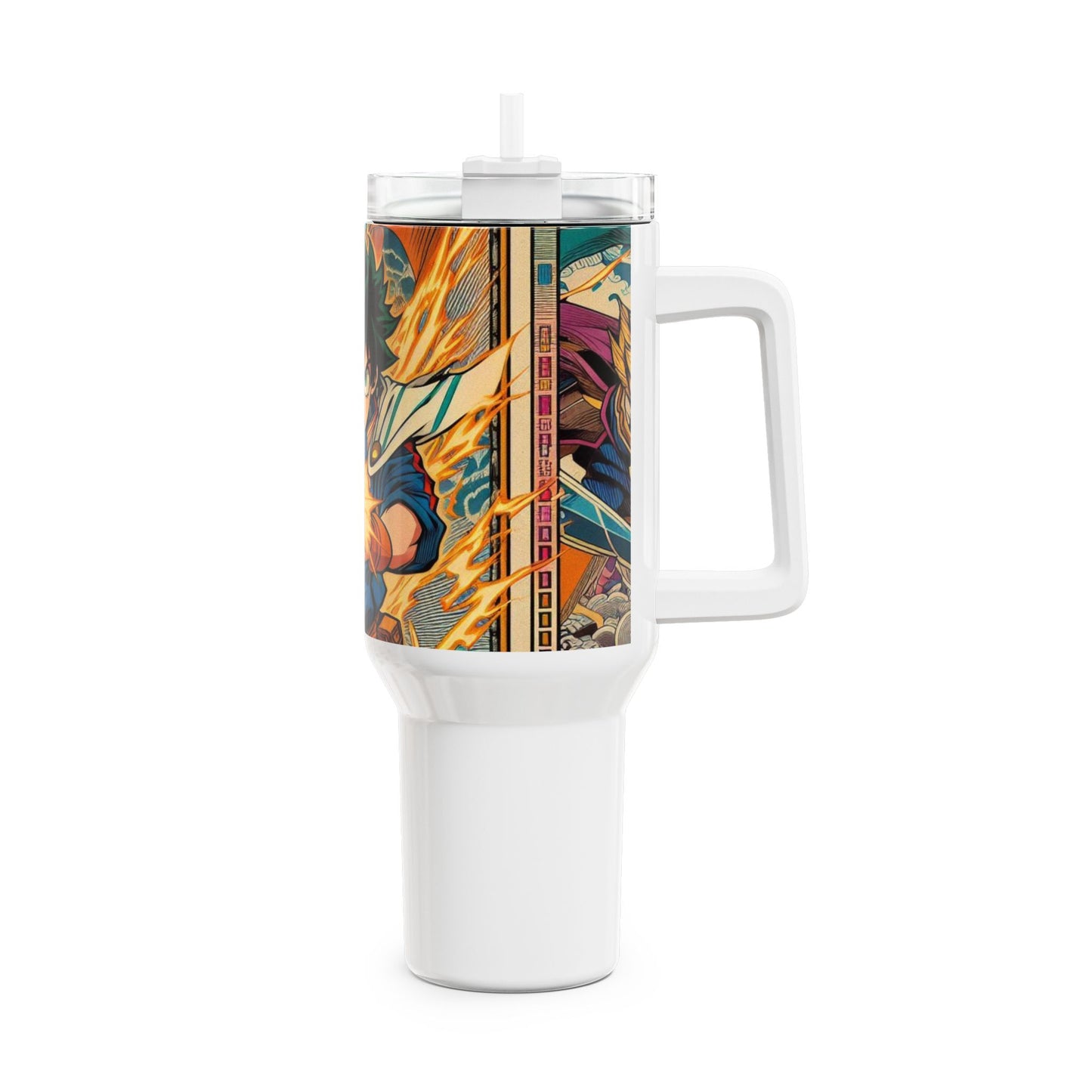 Tumbler - Stanley Tumbler | Comics and Anime Geek Drinkware for Gamers | Colorful Cartoon Tumbler - premium material. perfect gift idea. Order yours now and stand out with this exclusive piece!