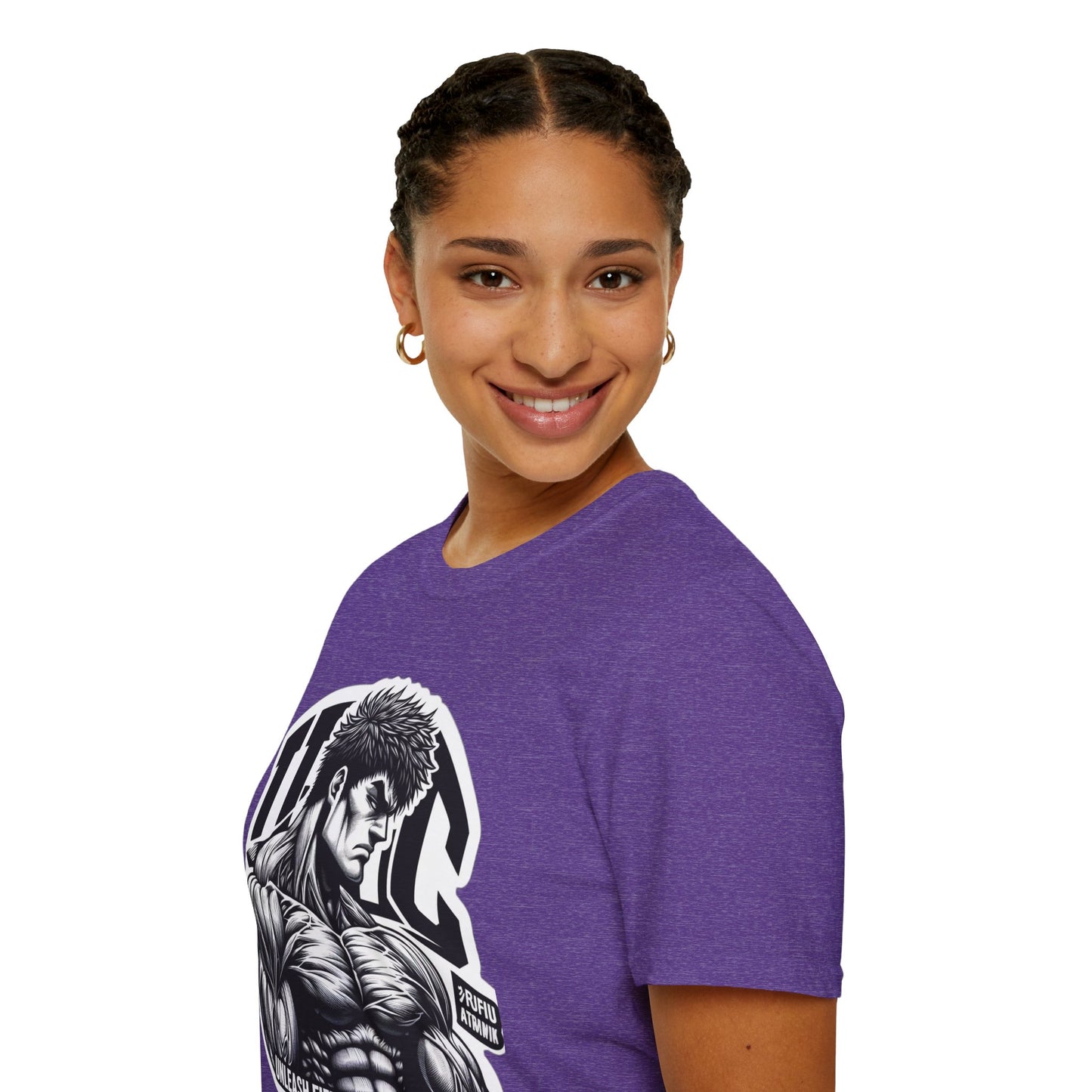 product - UFC T Shirt | Unleash Fierce Confidence | UFC Tee with Baki Anime T Shirt Inspiration - custom-made. perfect gift idea. Order yours now and stand out with this exclusive piece!