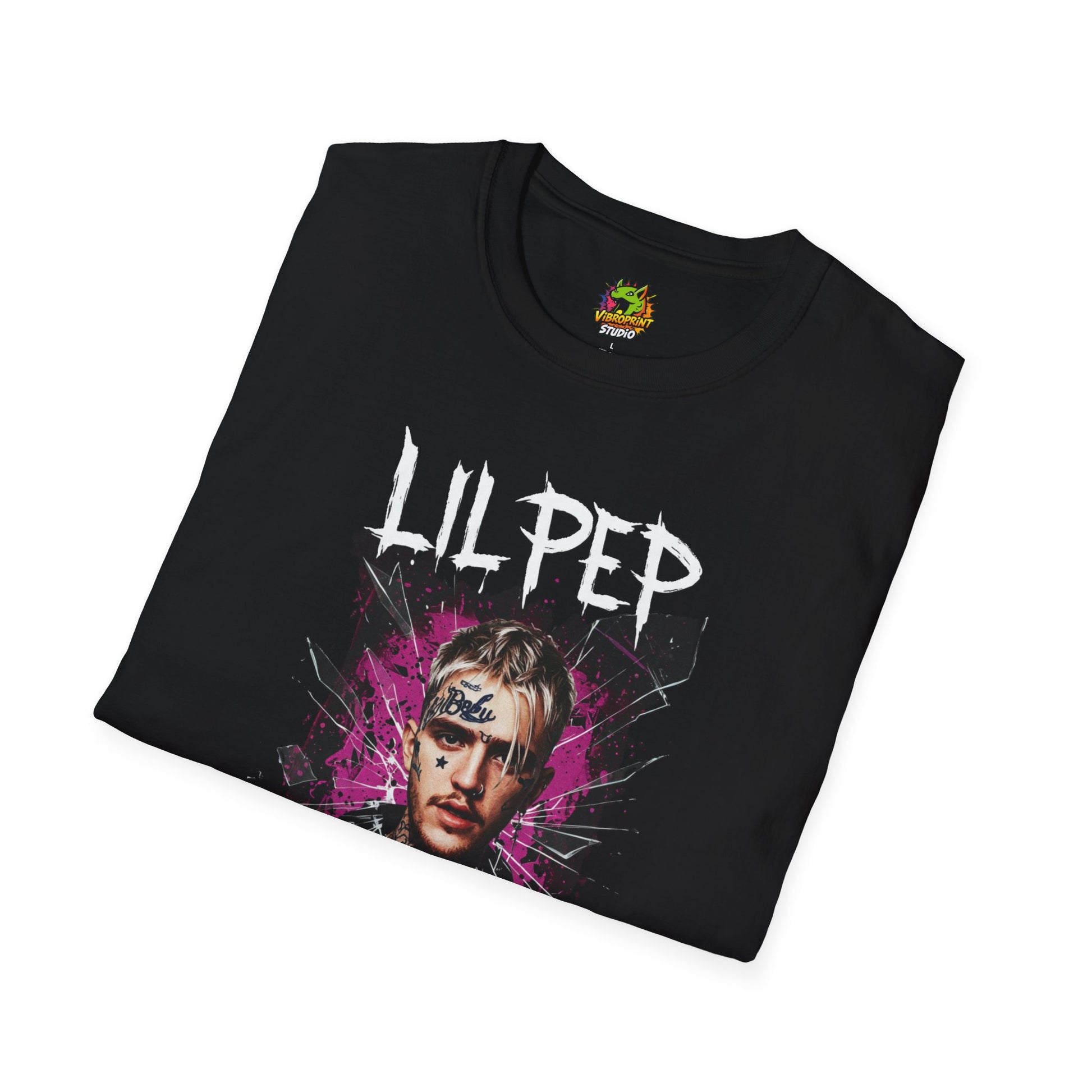 Lil Peep Merch T-Shirt Front View - Vibroprint Design