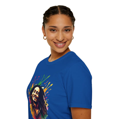 - - Bob Marley T-Shirt - Soulful Echoes - custom-made. perfect gift idea. Order yours now and stand out with this exclusive piece!