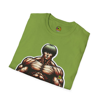 UFC T Shirt | Unleash Fierce Confidence | UFC Tee with Baki Anime Elements for Athletes