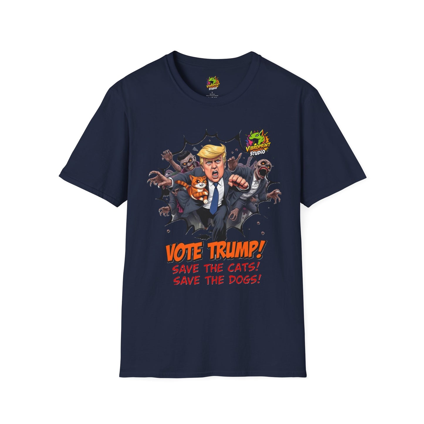 Tee - They're Eating the Dogs Tee | Trump Election Comedy Shirt | Satire Political Graphic Tee - custom-made. limited stock. Order yours now and stand out with this exclusive piece!