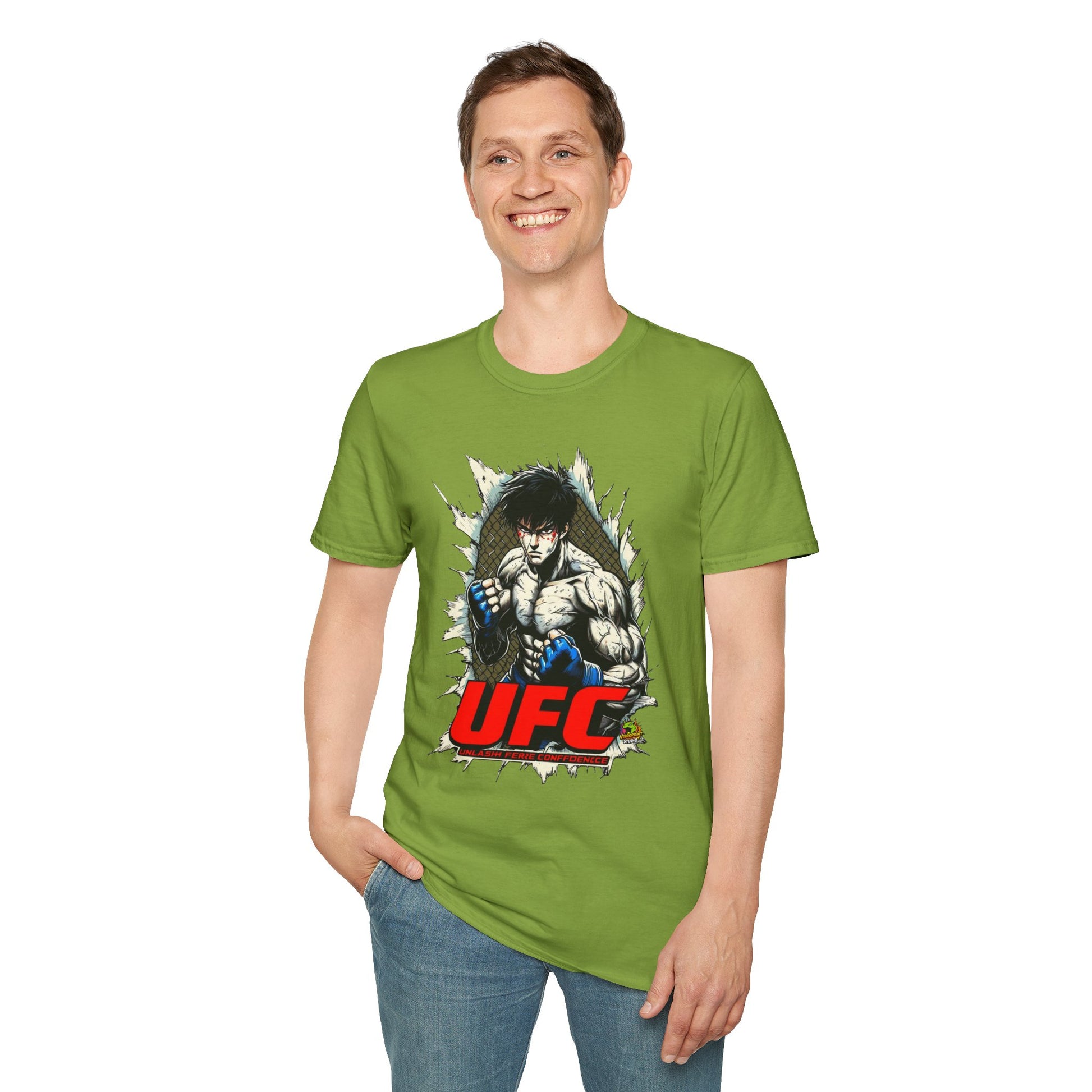 horror-themed apparel - UFC T Shirt | Unleash Fierce Confidence | UFC Tee for Anime & Sport Lovers - spooky season. unique graphic tee featuring iconic horror characters. Order yours now and stand out with this exclusive piece!