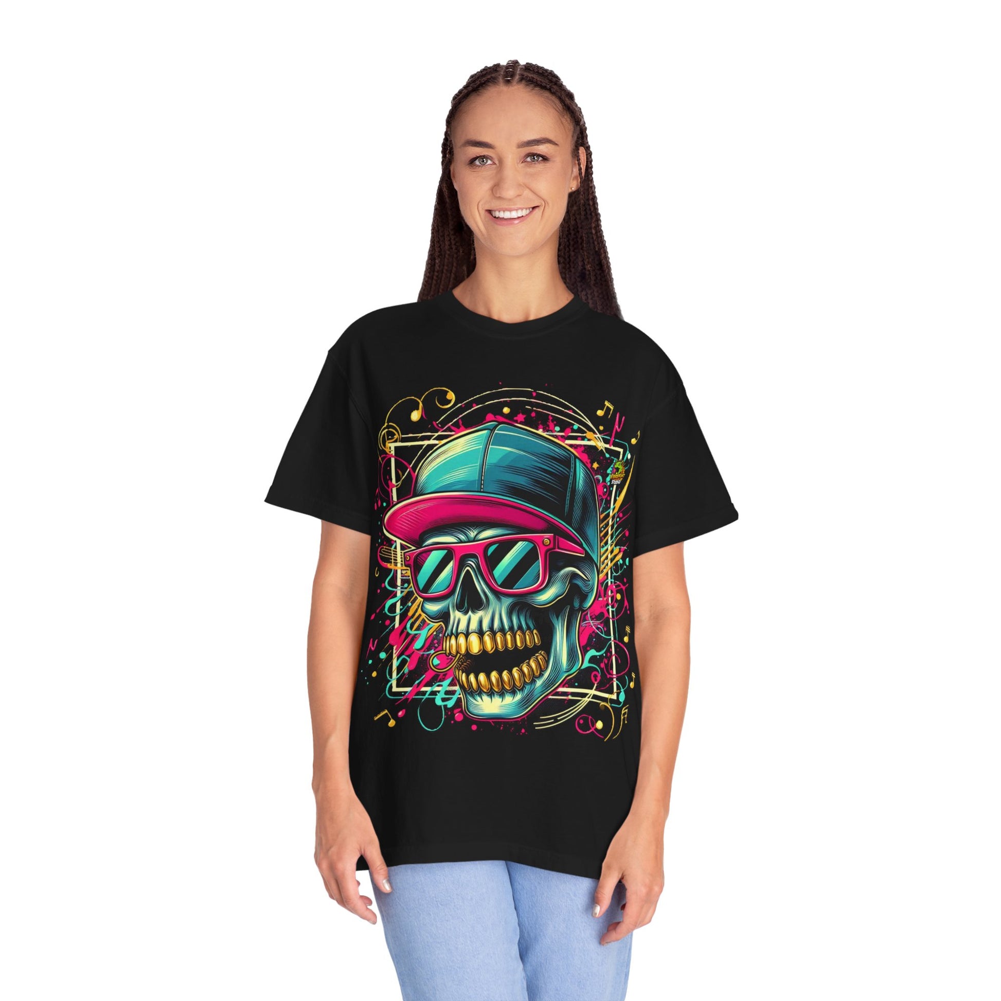 T-Shirt - Vibrant Graffiti Explosion Rapper Merch | Urban Street Art T-Shirt Desig - premium material. limited stock. Order yours now and stand out with this exclusive piece!