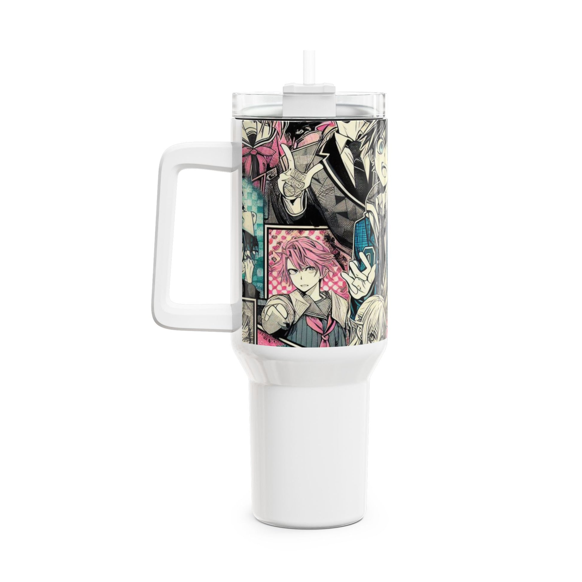 Drinkware - Stanley cup | Geeky Cartoon Drinkware | Colorful Anime Tumbler for Fans - premium material. perfect gift idea. Order yours now and stand out with this exclusive piece!