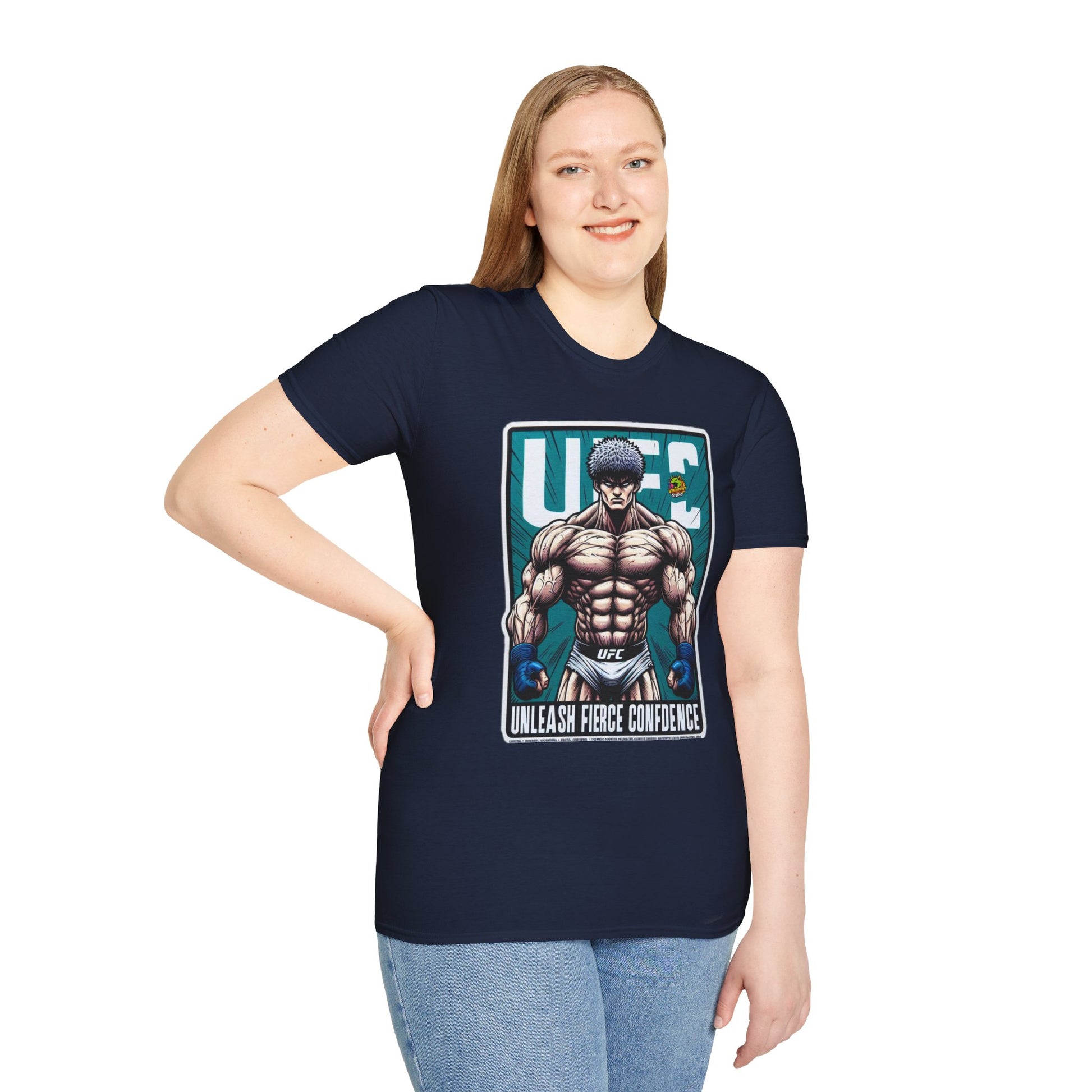 UFC - UFC T Shirt | Unleash Fierce Confidence | UFC Tee for Gym and Baki Anime Fans - custom-made. limited stock. Order yours now and stand out with this exclusive piece!