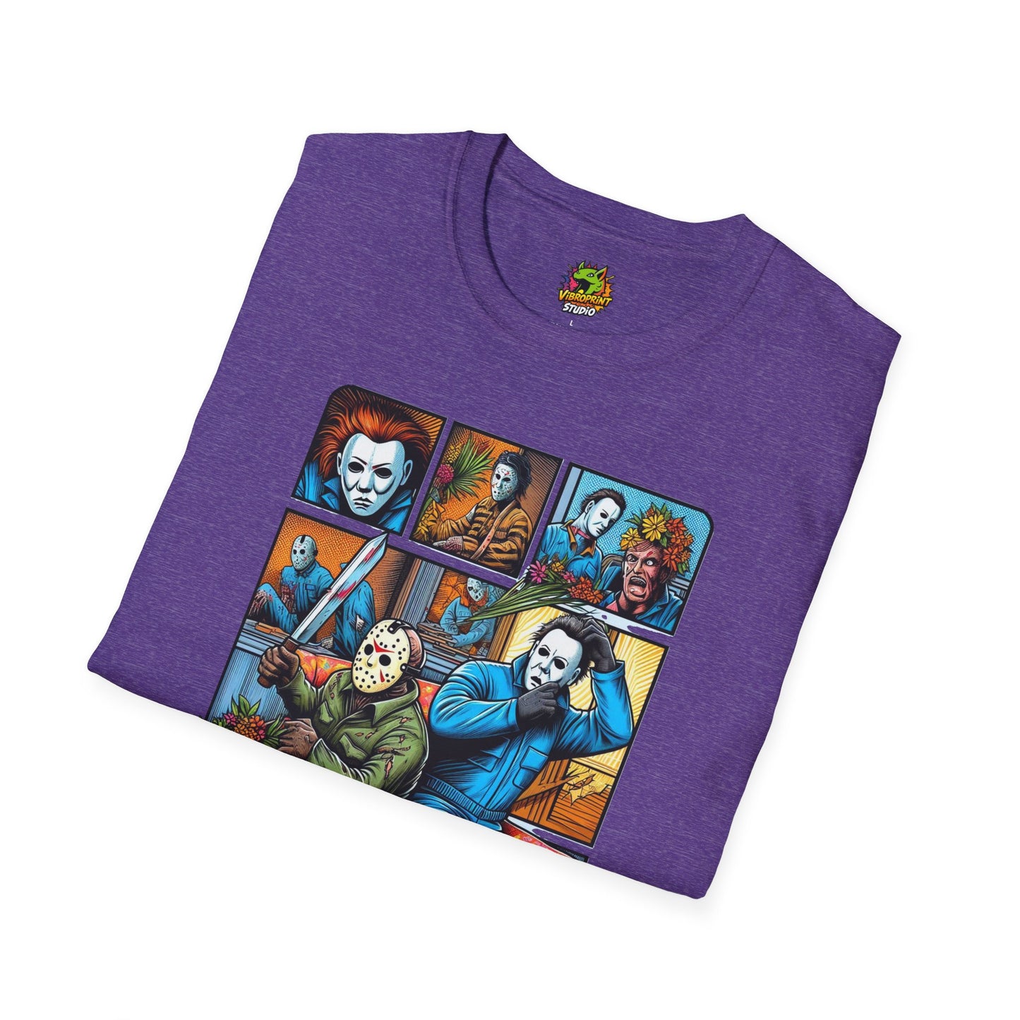 Michael Myers inspired design - Jason Voorhees & Michael Myers Funny Shirt | Halloween Horror Tee - gift for horror fans. premium horror movie t-shirt for spooky occasions. Order yours now and stand out with this exclusive piece!