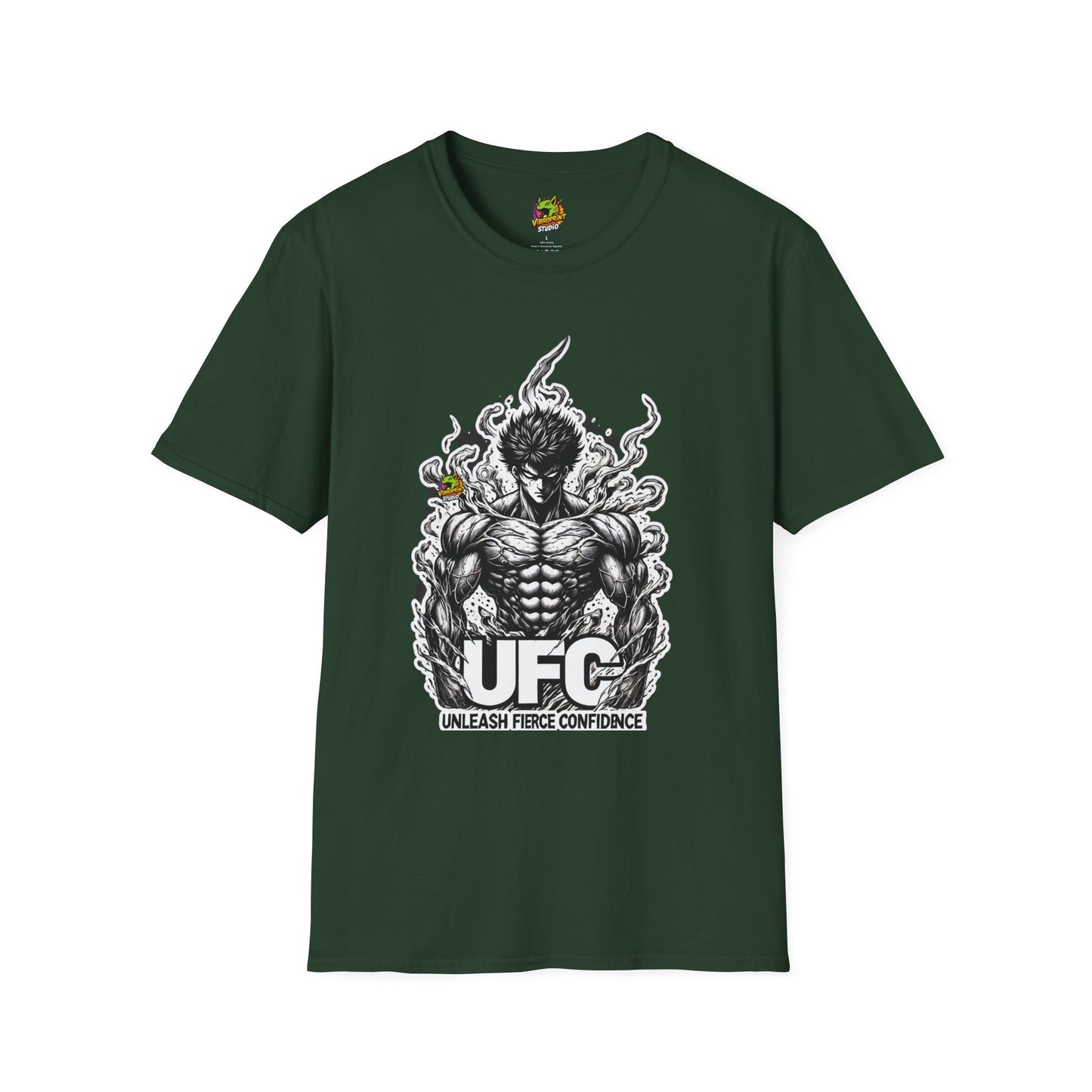 Influence - UFC T Shirt | Unleash Fierce Confidence | Motivational UFC Tee with Baki Anime Influence - custom-made. perfect gift idea. Order yours now and stand out with this exclusive piece!