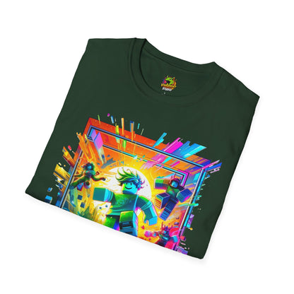 Unique Roblox Game Tee for Boys & Girls | Roblox Avatar Graphic T-Shirt | Cool Roblox Clothing | Perfect Roblox Gift