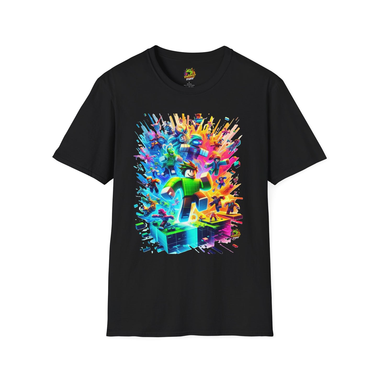 Cool Roblox Gamer Tee for Boys & Girls | Roblox Adventure Shirt | Roblox Graphic T-Shirt | Fun Gift for Roblox Lovers - High Quality Image