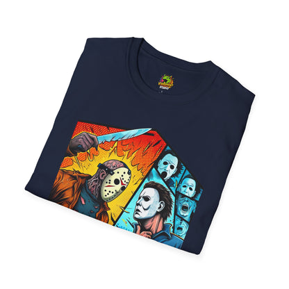 Michael - Michael Myers Vintage Shirt | Jason & Michael Halloween Tee - premium material. limited stock. Order yours now and stand out with this exclusive piece!