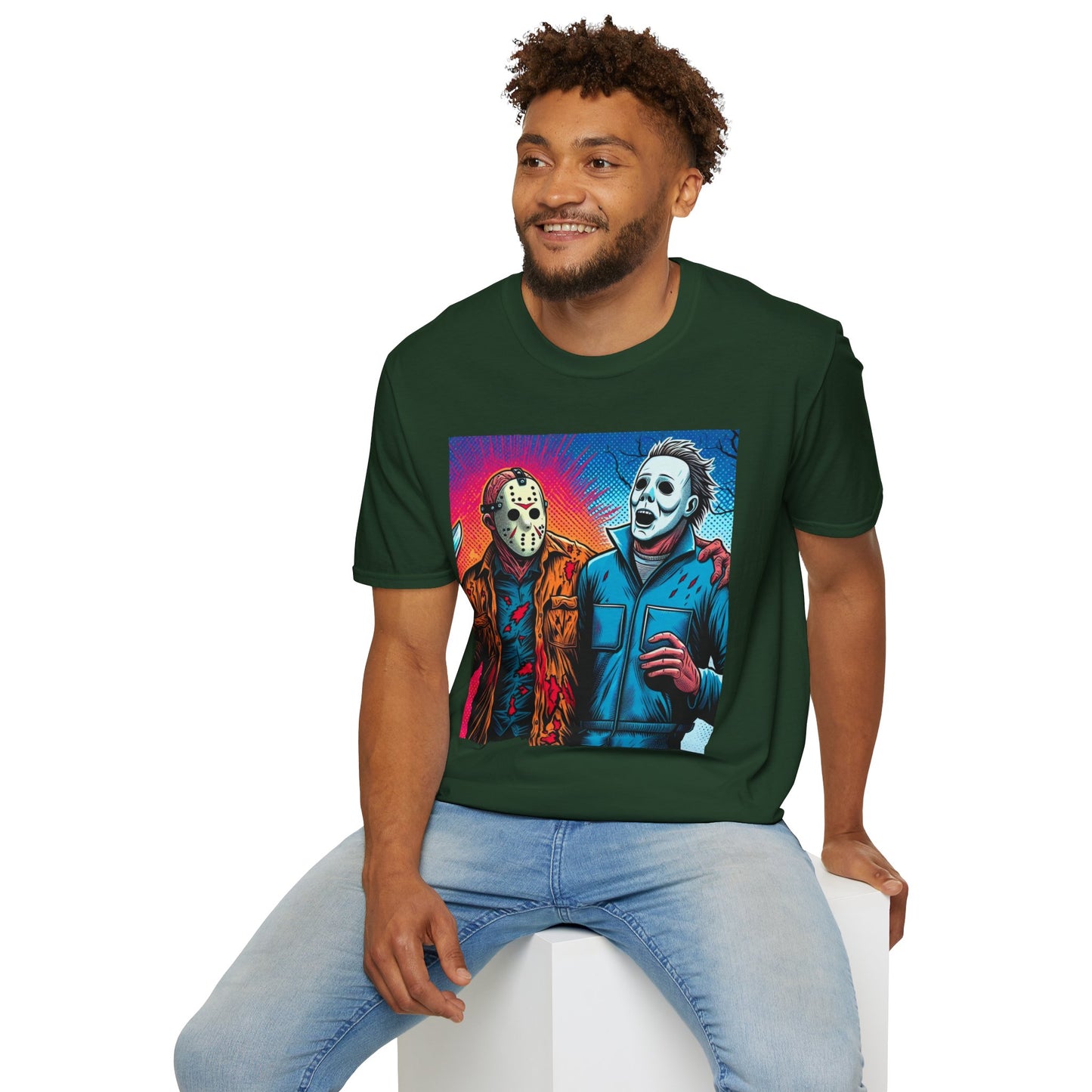 Jason Voorhees & Michael Myers Shirt | Funny Vintage Halloween Tee