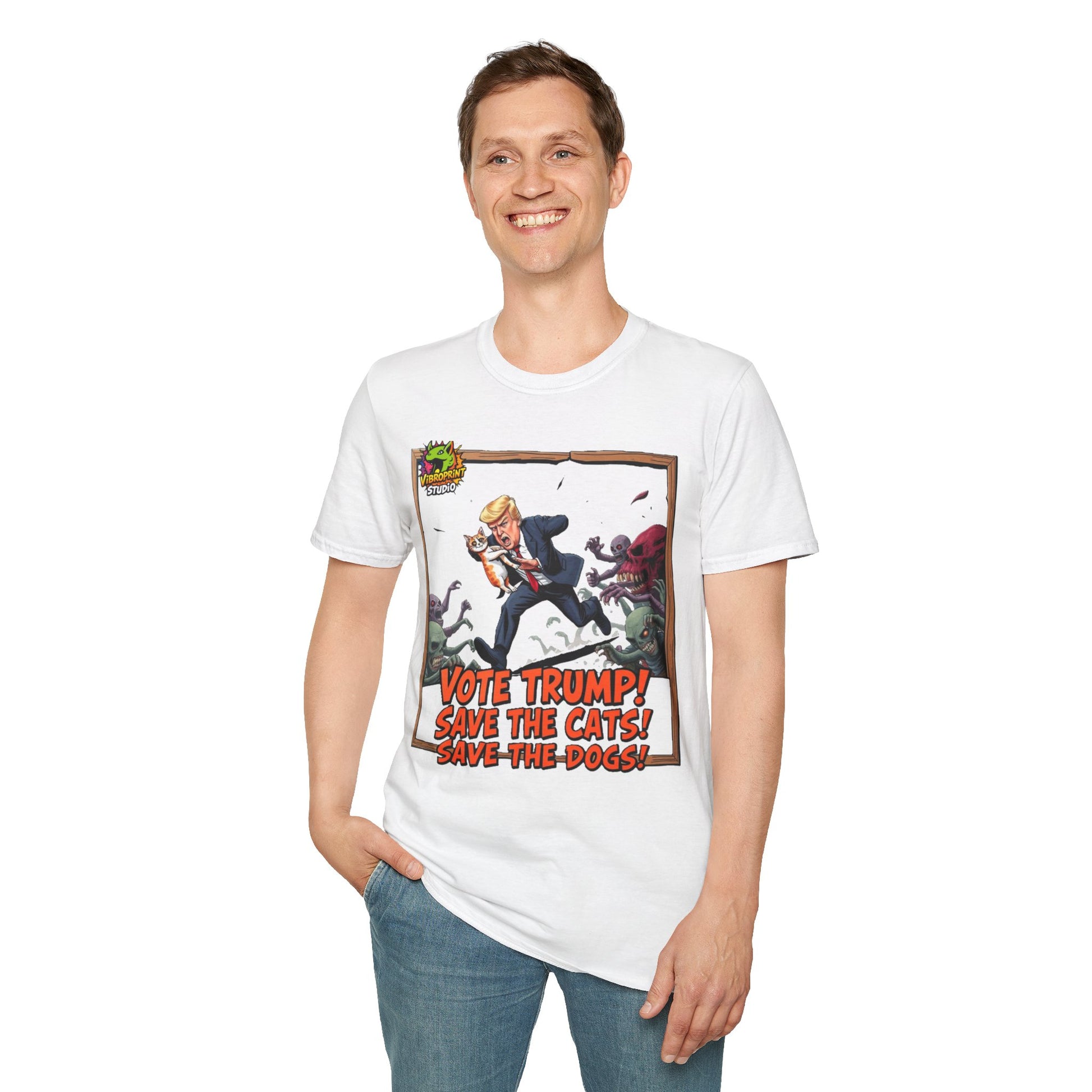 | - They're Eating the Dogs Shirt | Political Humor Graphic Tee | Funny Trump Election Shirt - custom-made. limited stock. Order yours now and stand out with this exclusive piece!