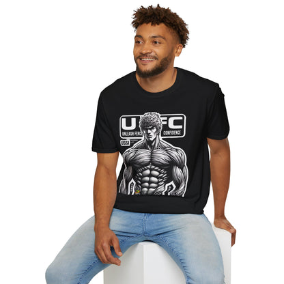 UFC T Shirt | Unleash Fierce Confidence | UFC Tee Inspired by Baki Anime T Shirt for Fitness Lovers