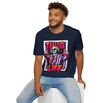 exclusive - Beetlejuice Shirt | Spooky Thug Life Tee | Beetlejuice Graphic T-Shirt for Halloween - custom-made. limited stock. Order yours now and stand out with this exclusive piece!