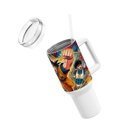 Colorful - Stanley cup | Anime and Geek Drinkware | Colorful Cartoon Tumbler for Gamers - custom-made. limited stock. Order yours now and stand out with this exclusive piece!