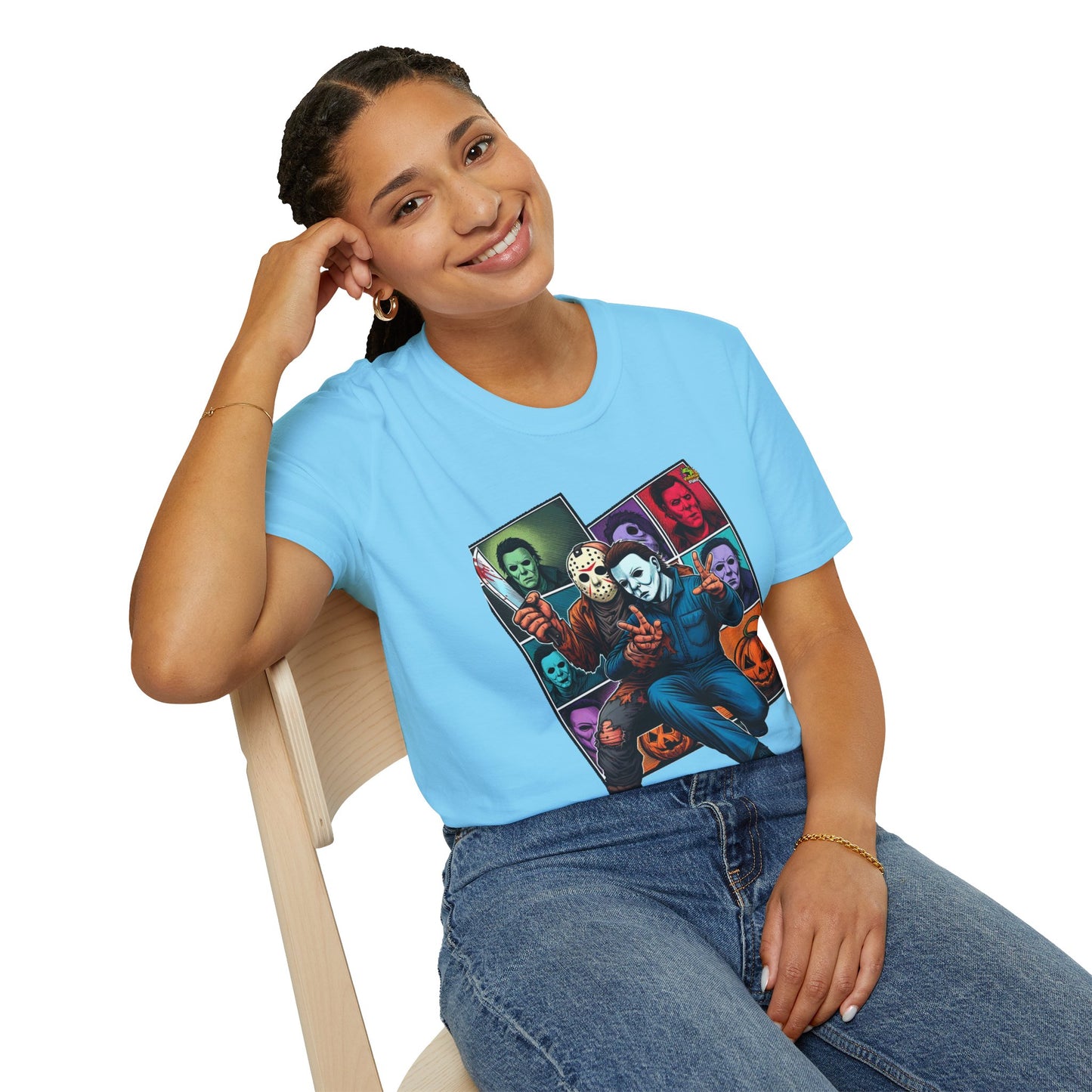 Jason Voorhees & Michael Myers Funny Shirt | Halloween Picnic Tee