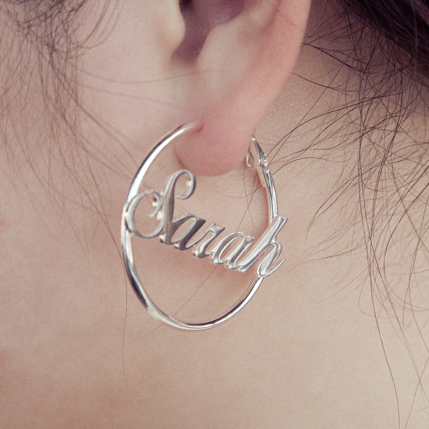 Custom Hoop Earrings – Personalized Name & Initial Hoop Earrings | Unique Gift for Women’s Fashion, Birthdays, & Special Occasions