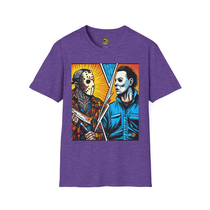 Horror - Jason & Michael Halloween Shirt | Funny Vintage Horror Tee - premium material. perfect gift idea. Order yours now and stand out with this exclusive piece!