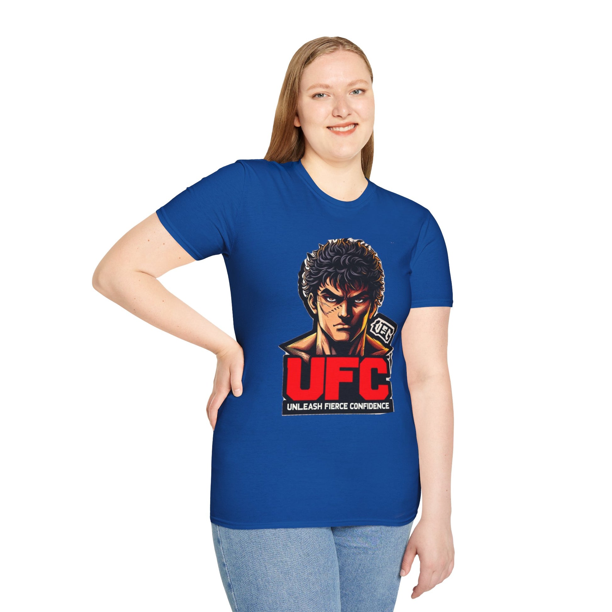 Baki - UFC T Shirt | Unleash Fierce Confidence | Motivational UFC Tee with Baki Anime Elements - custom-made. perfect gift idea. Order yours now and stand out with this exclusive piece!