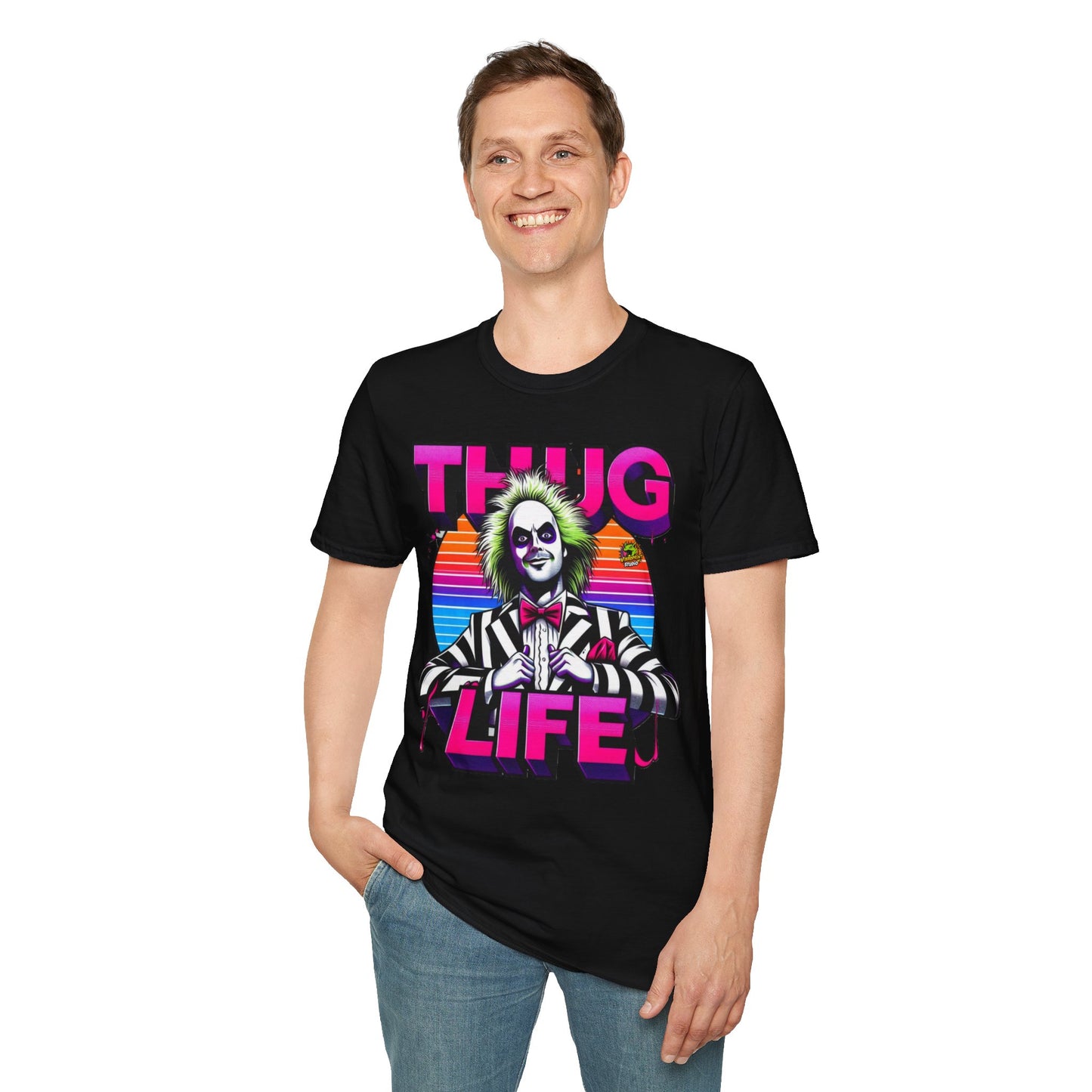 Beetlejuice - Beetlejuice Shirt | Thug Life Inspired T-Shirt | Halloween Horror Graphic Tee | Funny Beetlejuice Shirt - custom-made. perfect gift idea. Order yours now and stand out with this exclusive piece!