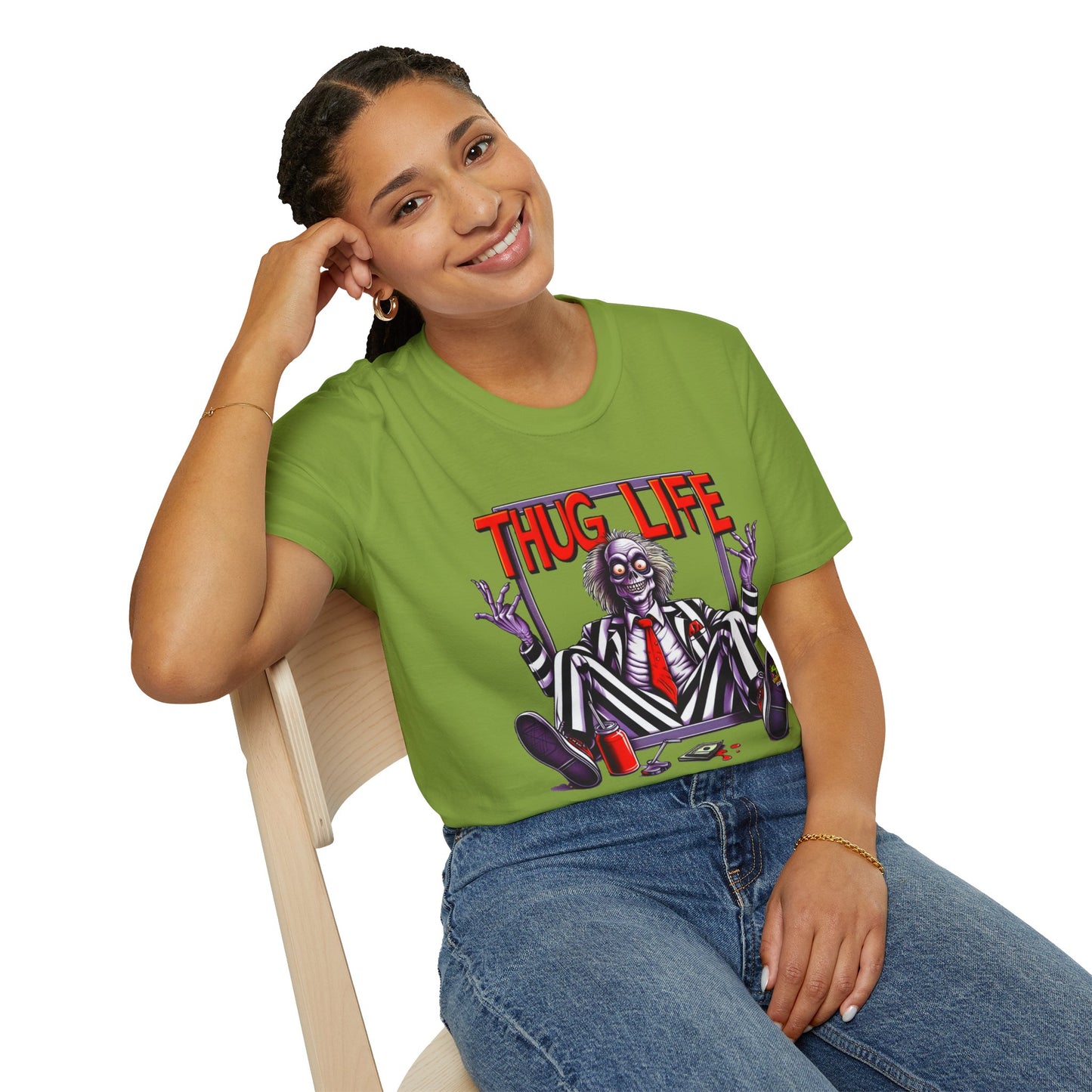 exclusive - Beetlejuice Shirt | Funny Thug Life Graphic T-Shirt | Halloween Beetlejuice Tee - custom-made. limited stock. Order yours now and stand out with this exclusive piece!