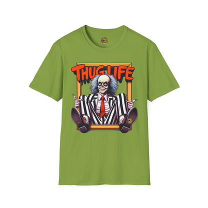 Classic - Beetlejuice Shirt | Halloween Thug Life Tee | Classic Beetlejuice Graphic T-Shirt for Adults - premium material. limited stock. Order yours now and stand out with this exclusive piece!