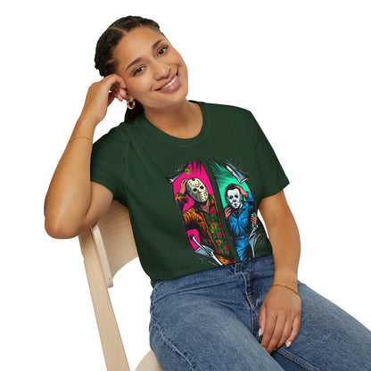 Michael Myers Vintage Shirt | Jason Voorhees Funny Picnic Scene Tee