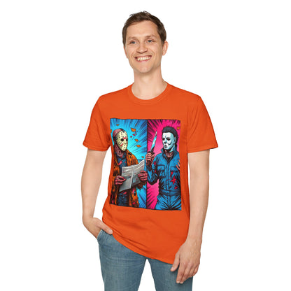 Michael Myers Vintage Tee | Jason Voorhees Funny Halloween Picnic Shirt