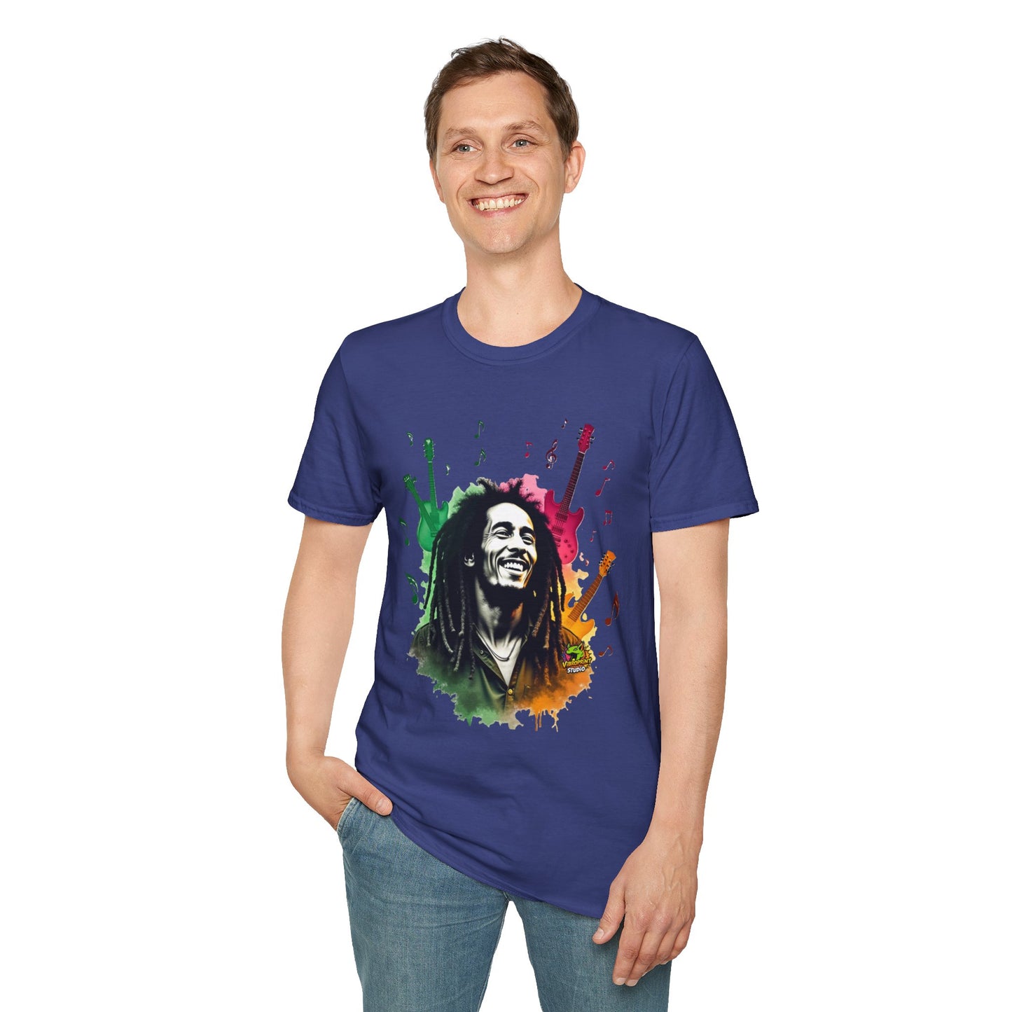 Bob Marley T-Shirt - Reggae Icon - VibroPrint Studio