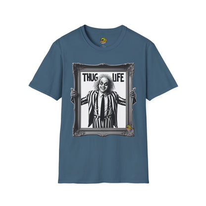 Thug - Beetlejuice Shirt | Funny Thug Life Halloween Tee | Beetlejuice Graphic T-Shirt for Halloween - premium material. perfect gift idea. Order yours now and stand out with this exclusive piece!