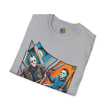 product - Michael Myers Vintage Shirt | Jason & Michael Halloween Picnic Tee - custom-made. limited stock. Order yours now and stand out with this exclusive piece!