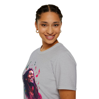 Marley - Bob Marley T-Shirt - Vibrant Rasta Revolution - premium material. perfect gift idea. Order yours now and stand out with this exclusive piece!