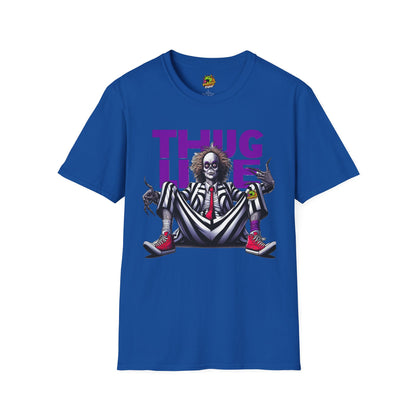 Shirt - Beetlejuice Shirt | Thug Life Halloween Tee | Classic Beetlejuice Graphic T-Shirt for Fans - custom-made. limited stock. Order yours now and stand out with this exclusive piece!