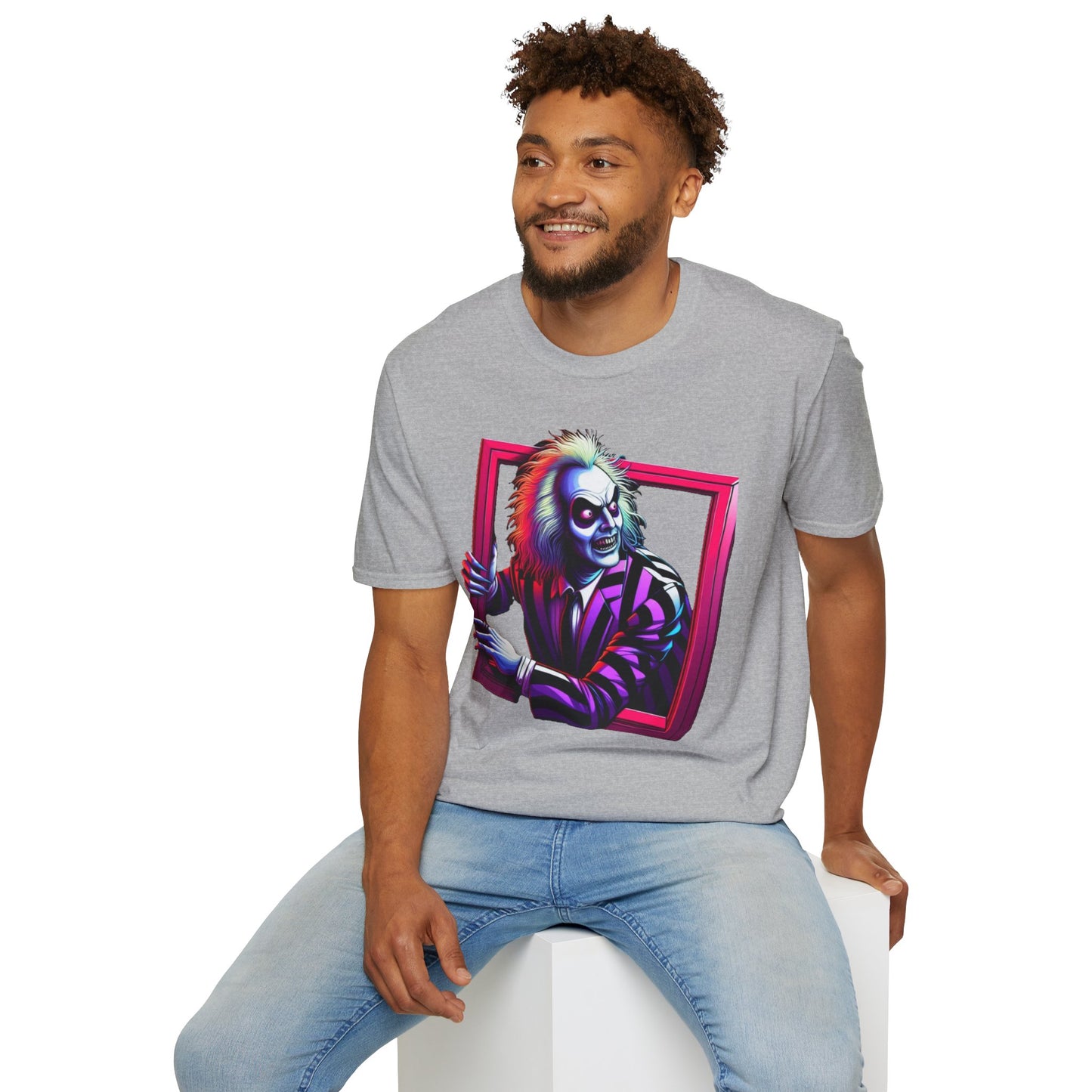 | - Beetlejuice Shirt | Classic Beetlejuice Tee | Creepy Beetlejuice Tee | Beetlejuice Movie Merch - premium material. limited stock. Order yours now and stand out with this exclusive piece!