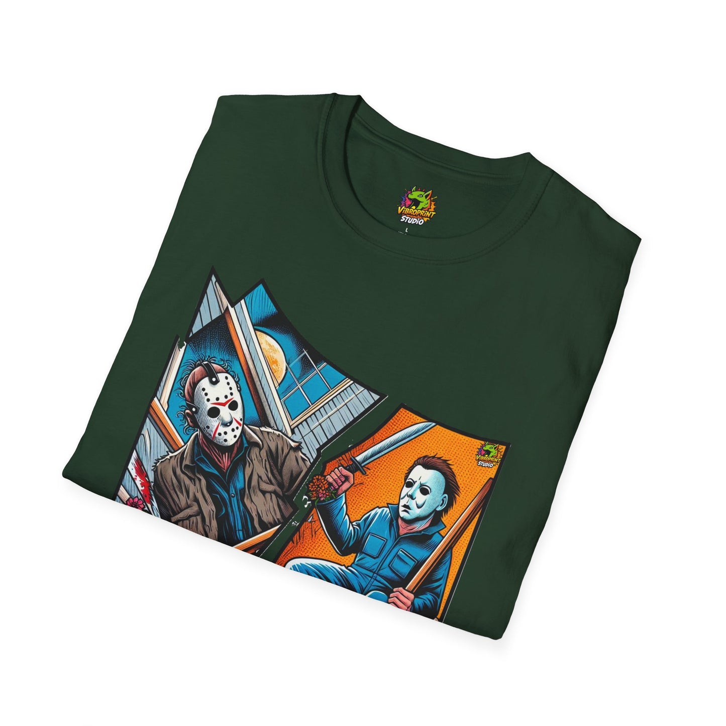 Michael Myers Vintage Shirt | Jason & Michael Halloween Picnic Tee