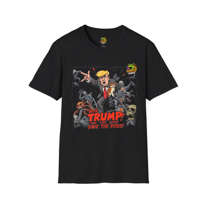 Satirical - They're Eating the Dogs Shirt | Satirical Trump Election Graphic Tee | Political Meme T-Shirt - premium material. limited stock. Order yours now and stand out with this exclusive piece!