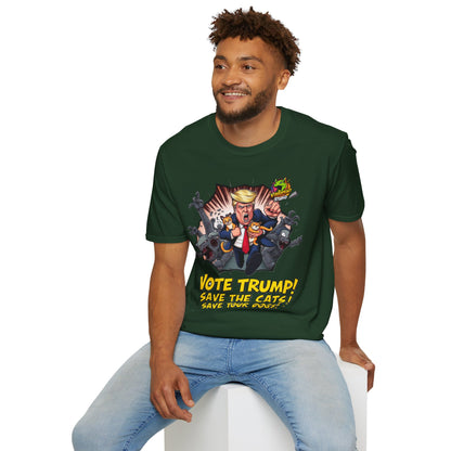 They're Eating the Dogs Tee | Trump Election Satire Shirt | Funny Political Graphic Tee