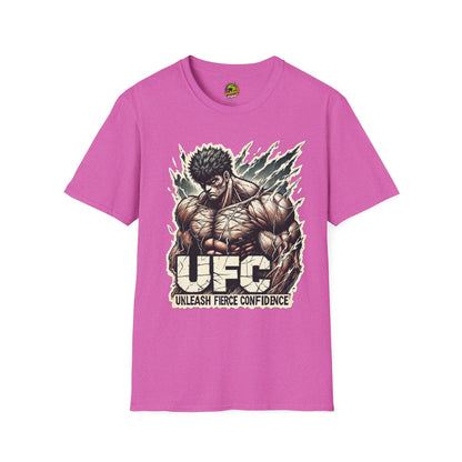 Shirt - UFC T Shirt | Unleash Fierce Confidence | Motivational UFC Tee with Baki Anime Influence - premium material. limited stock. Order yours now and stand out with this exclusive piece!