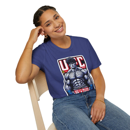 UFC T Shirt | Unleash Fierce Confidence | Motivational UFC Tee with Baki Anime Strength