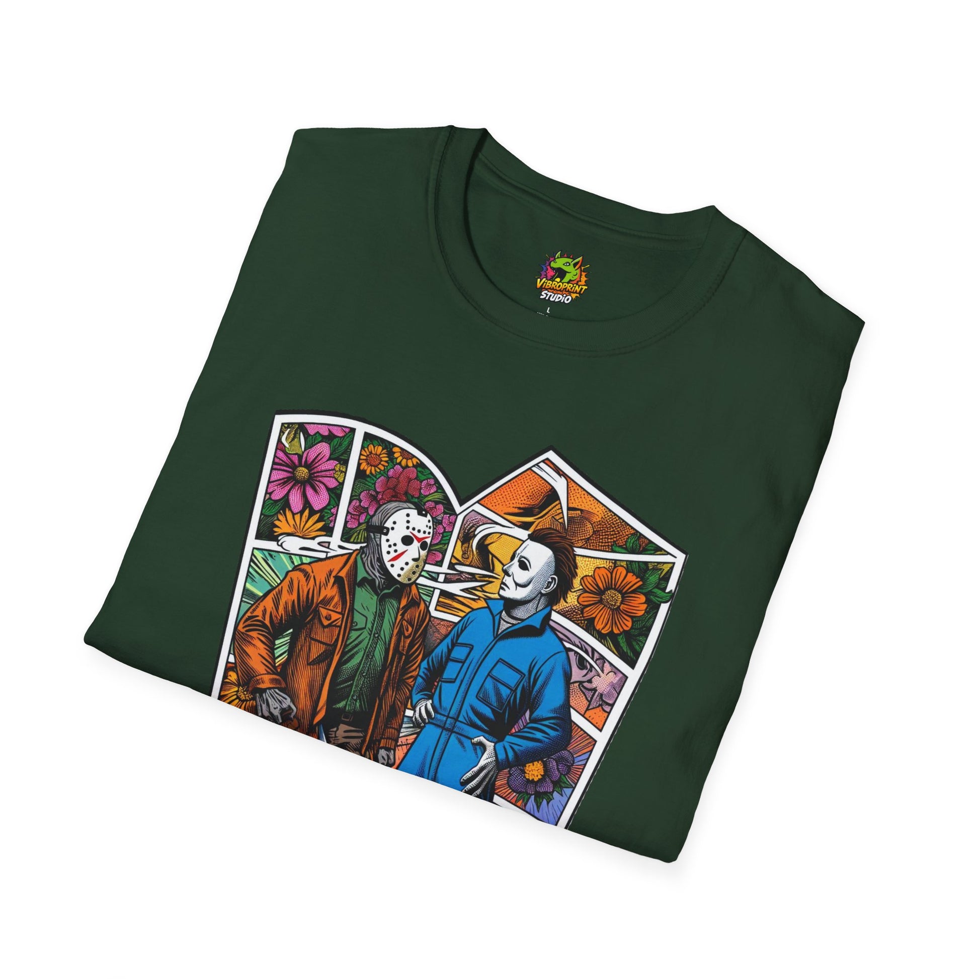 product - Jason Voorhees and Michael Myers Shirt | Funny Horror Movie Tee - custom-made. limited stock. Order yours now and stand out with this exclusive piece!