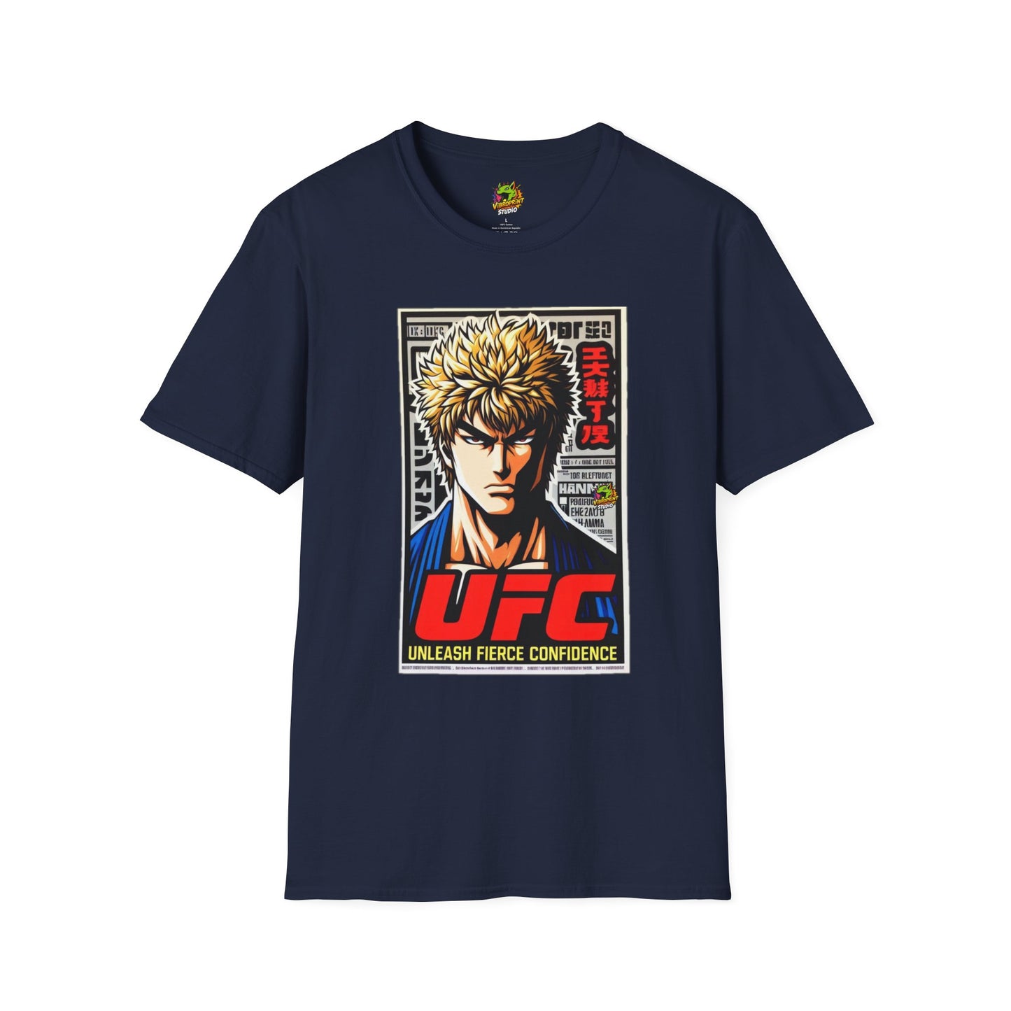 Inspired - UFC T Shirt | Unleash Fierce Confidence | UFC Tee for Gym Inspired by Baki - premium material. limited stock. Order yours now and stand out with this exclusive piece!